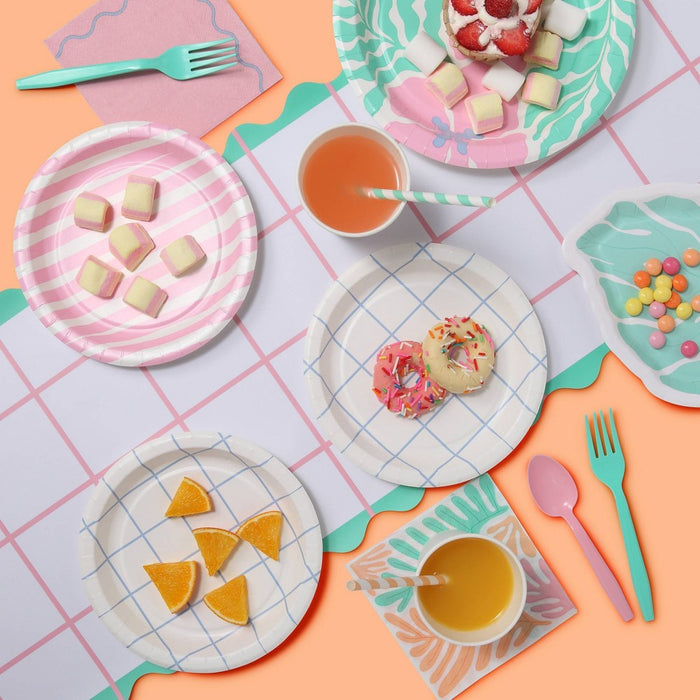 16ct Tropical Print Beverage Napkins