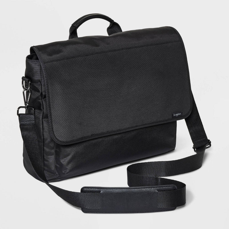 Men's Messenger Bag - Goodfellow & Co Black