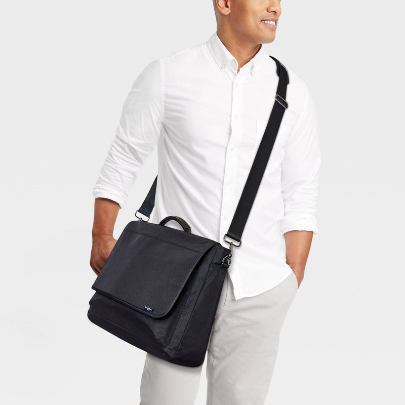 Men's Messenger Bag - Goodfellow & Co Black