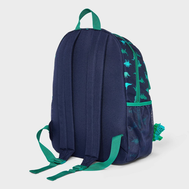 Kids' 16 Dinos Two Pocket Backpack - Cat & Jack Blue"