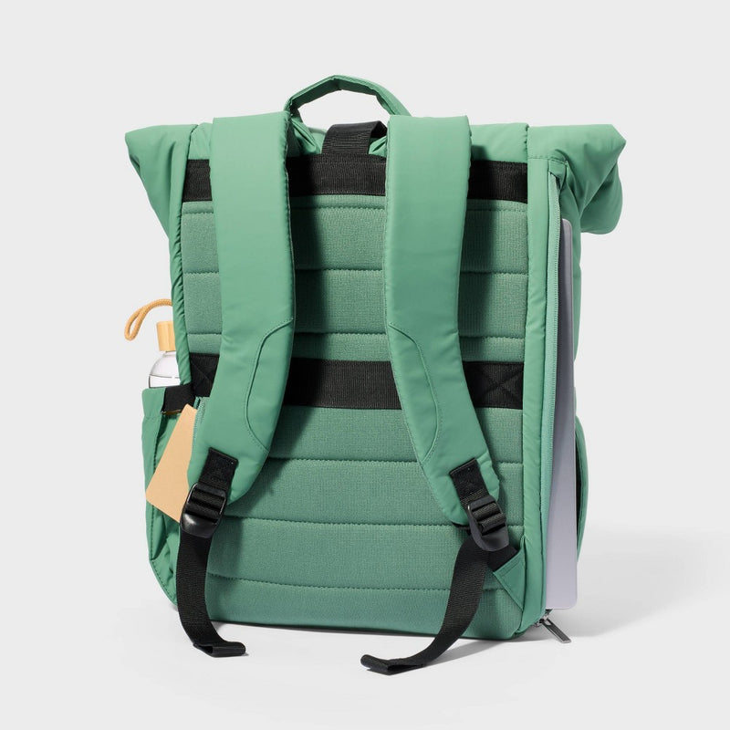 Puffer 16" Backpack Green - Open Story?