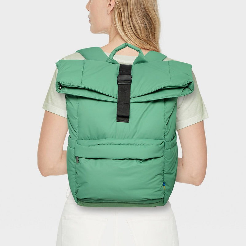 Puffer 16" Backpack Green - Open Story?