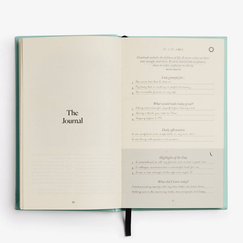 Intelligent Change 262 Sheet Guided Journal 8.7"x5.1" The Five Minute Journal Mint