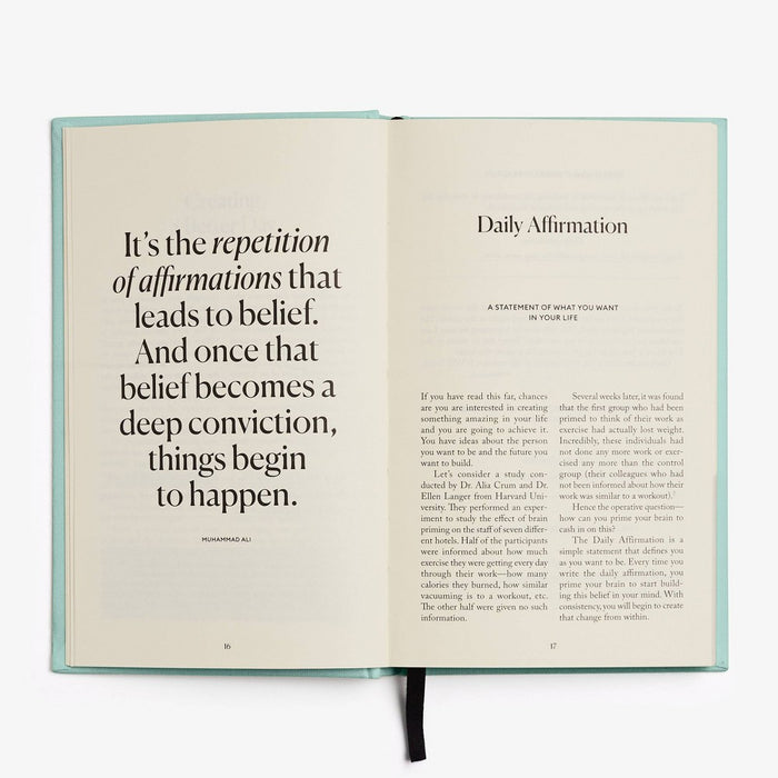 Intelligent Change 262 Sheet Guided Journal 8.7"x5.1" The Five Minute Journal Mint