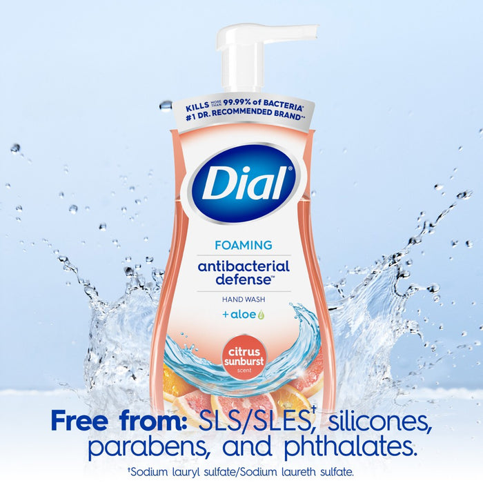 Dial Complete Antibacterial Foaming Hand Wash - Citrus Sunburst - 10 fl oz