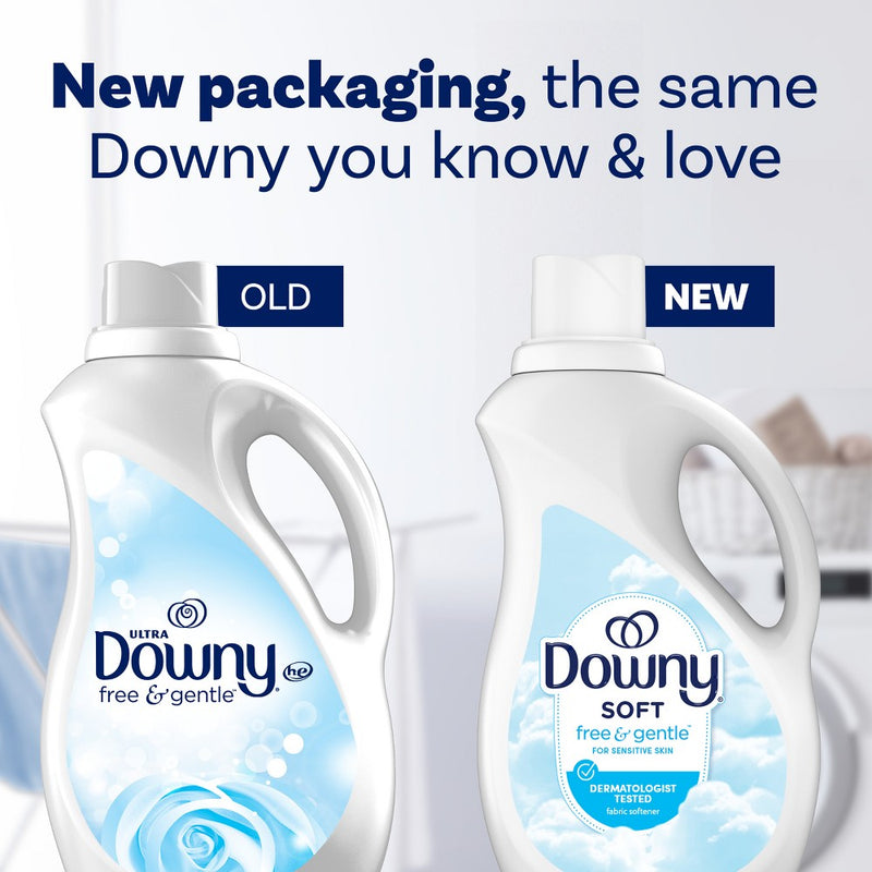 Downy Free & Gentle Liquid Fabric Softener - 100 fl oz
