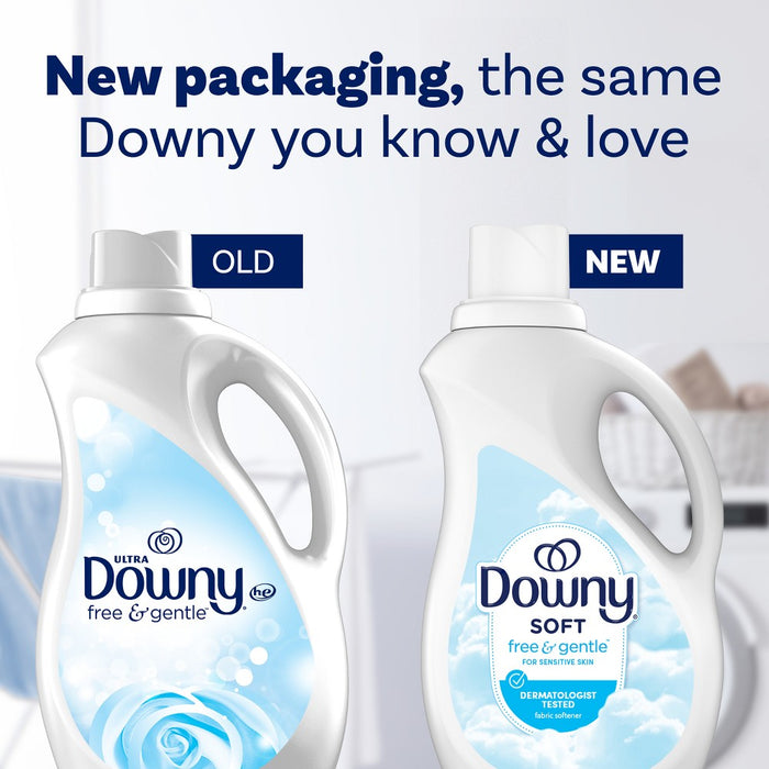 Downy Free & Gentle Liquid Fabric Softener - 100 fl oz
