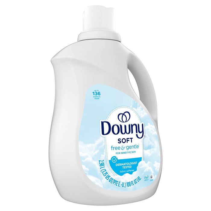 Downy Free & Gentle Liquid Fabric Softener - 100 fl oz
