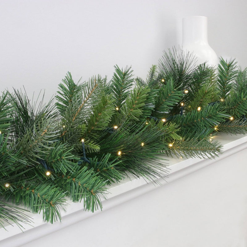 Philips 100ct 3mm Multifunction Concave Christmas Indoor Outdoor Mini String Lights Warm White with Green Wire