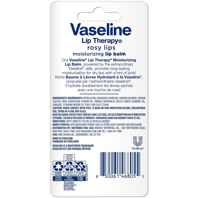 Vaseline Lip Therapy - Rosy Tinted - Twin Pack