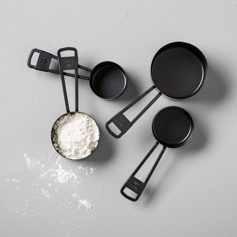 4pc Measuring Cup Set Black - Hearth & Hand with Magnolia