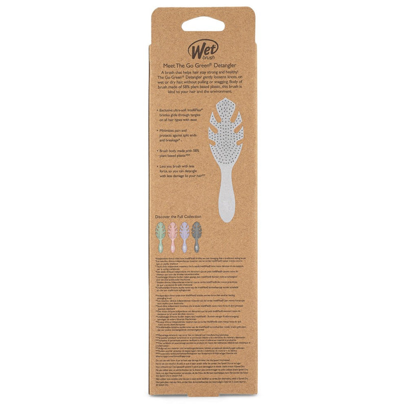 Wet Brush Go Green Detangler Hair Brush - Icy Blue