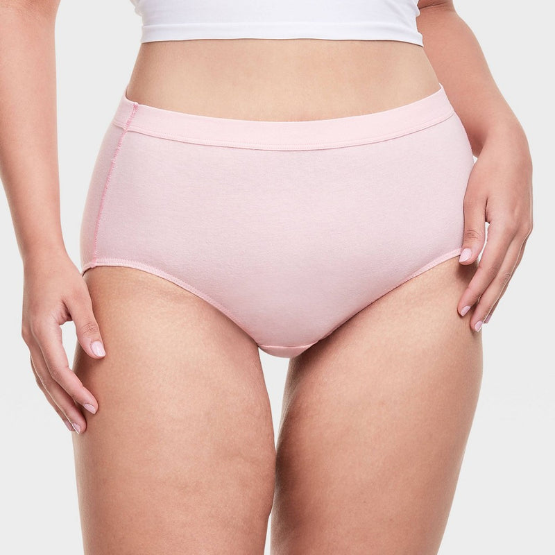 Hanes Women's 6+1 Bonus Pack Pure Comfort Organic Cotton Briefs - Colors May Vary 8