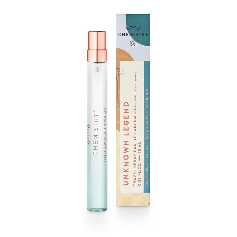 Good Chemistry Travel Spray Eau De Parfum Perfume - Unknown Legend - 0.34 fl oz