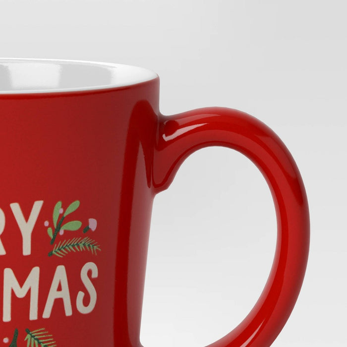 16oz Stoneware Merry Christmas Mug - Wondershop