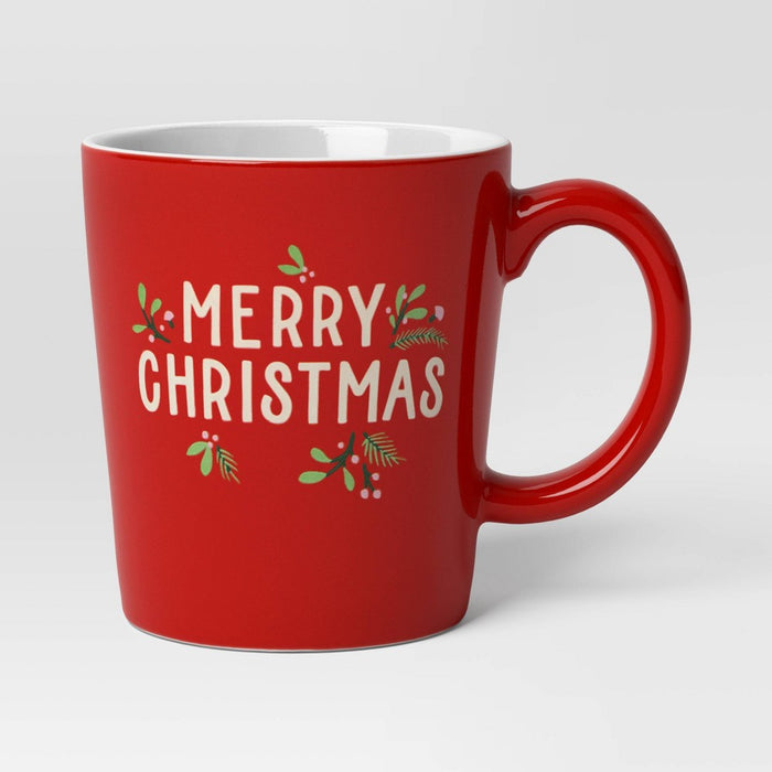 16oz Stoneware Merry Christmas Mug - Wondershop