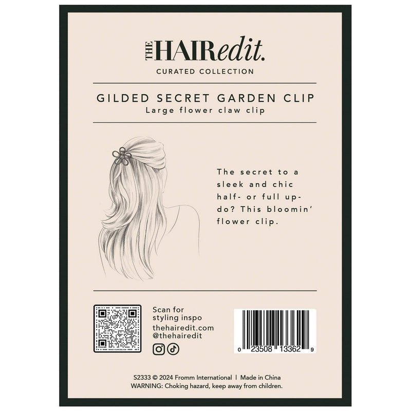 The Hair Edit Gilded Secret Garden Hair Clip