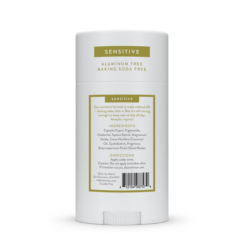 Native Sensitive Deodorant - Desert Grass & Sandalwood - No Baking Soda - 2.65 oz