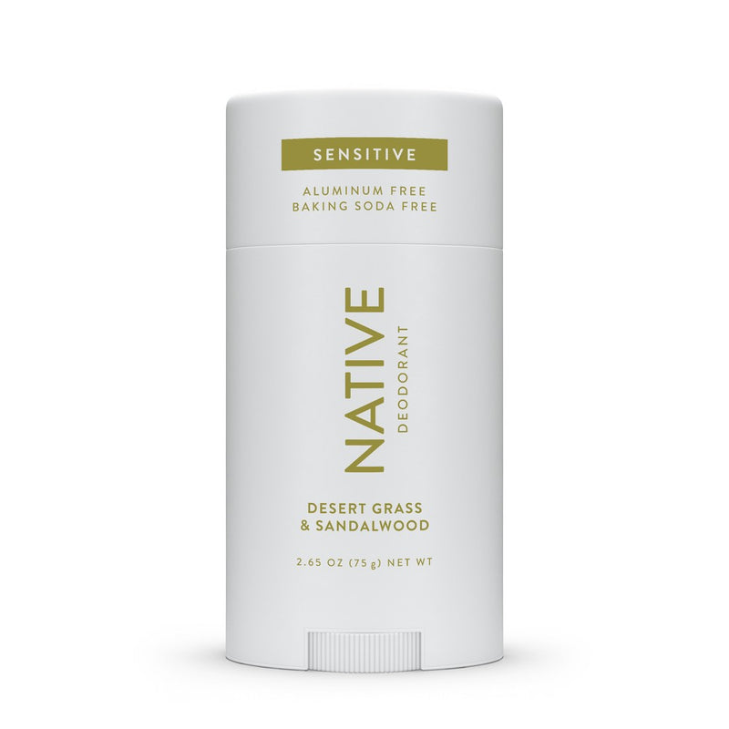 Native Sensitive Deodorant - Desert Grass & Sandalwood - No Baking Soda - 2.65 oz