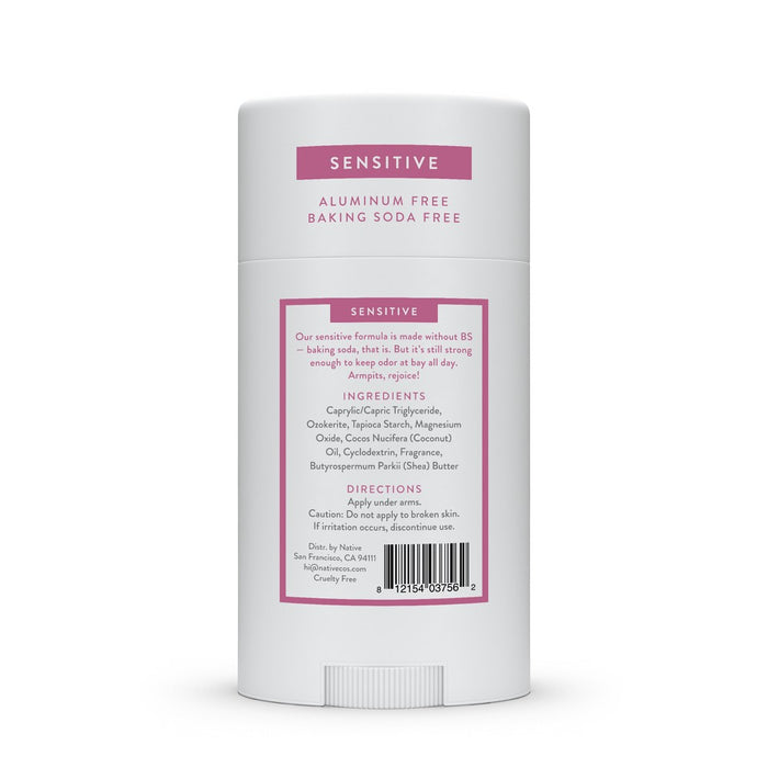 Native Sensitive Deodorant - Vanilla & Cactus Flower - No Baking Soda - 2.65 oz