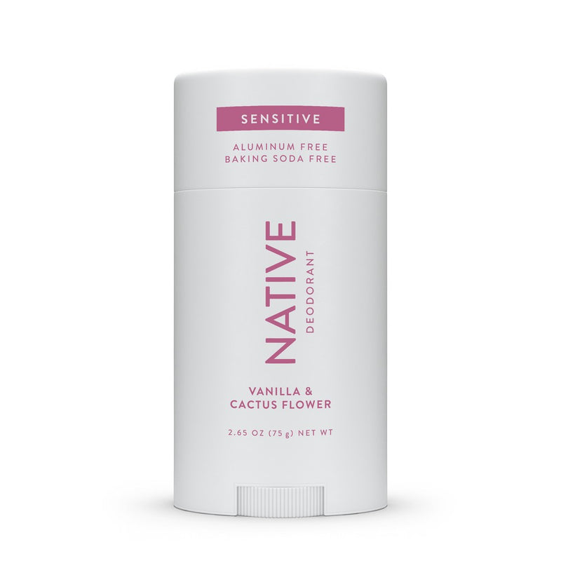 Native Sensitive Deodorant - Vanilla & Cactus Flower - No Baking Soda - 2.65 oz