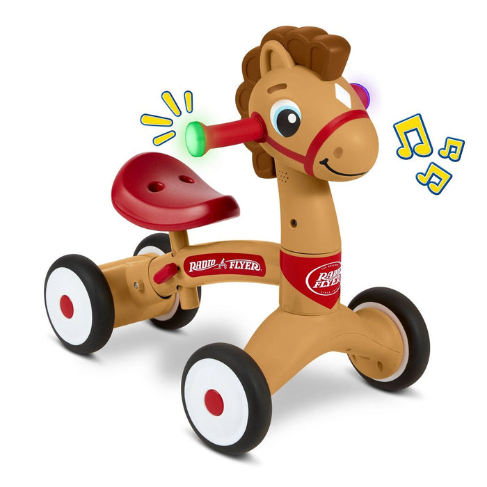 Radio Flyer Lil' Racers Percy the Pony Riding Toy