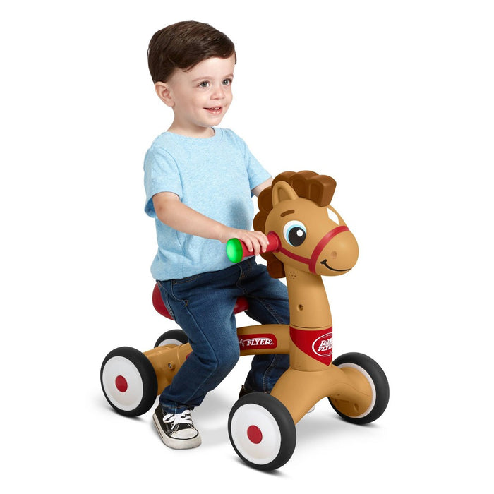 Radio Flyer Lil' Racers Percy the Pony Riding Toy