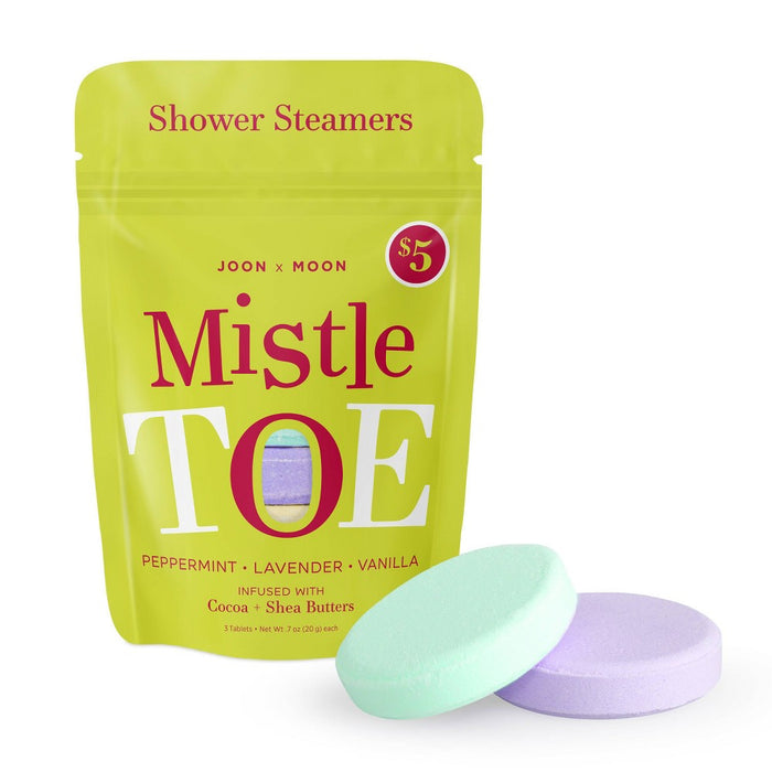 JoonX Moon Mistletoe Peppermint, Lavender, Vanilla Shower Steamers - 60gm/3ct