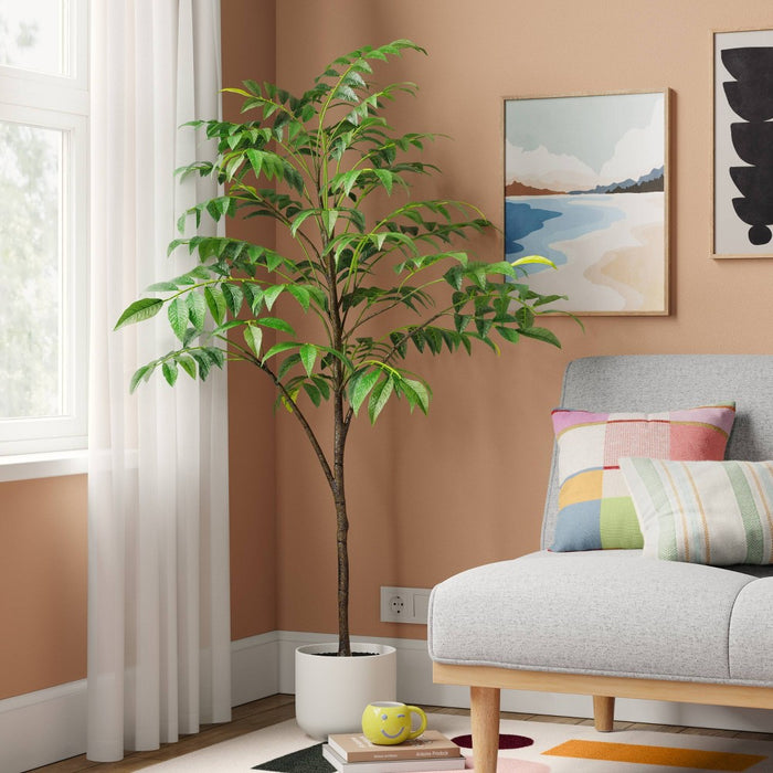 11.4" Faux Magnolia Artificial Tree Green - Room Essentials (LOCAL PICKUP ONLY)