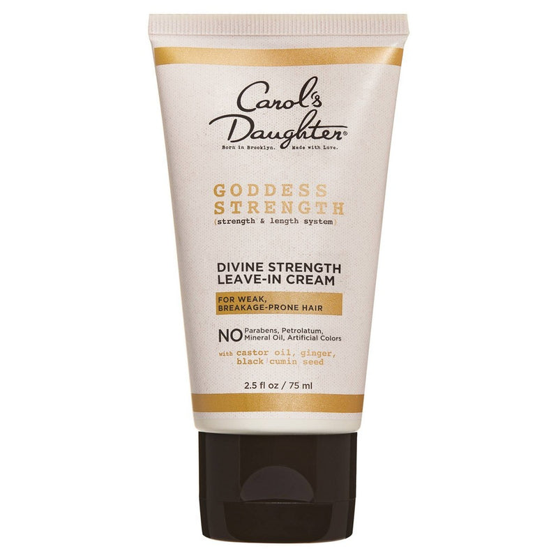 Carol's Daughter Goddess Strength Divine Strength Leave In Conditioner with Castor Oil for Weak, Breakage Prone Hair - 2.5 fl oz