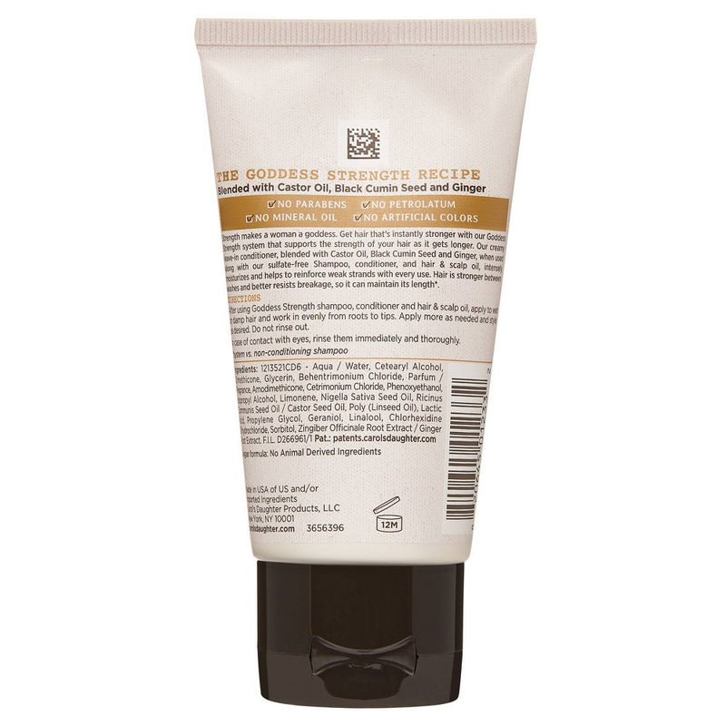 Carol's Daughter Goddess Strength Divine Strength Leave In Conditioner with Castor Oil for Weak, Breakage Prone Hair - 2.5 fl oz