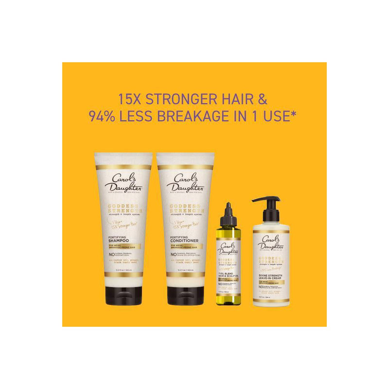 Carol's Daughter Goddess Strength Divine Strength Leave In Conditioner with Castor Oil for Weak, Breakage Prone Hair - 2.5 fl oz