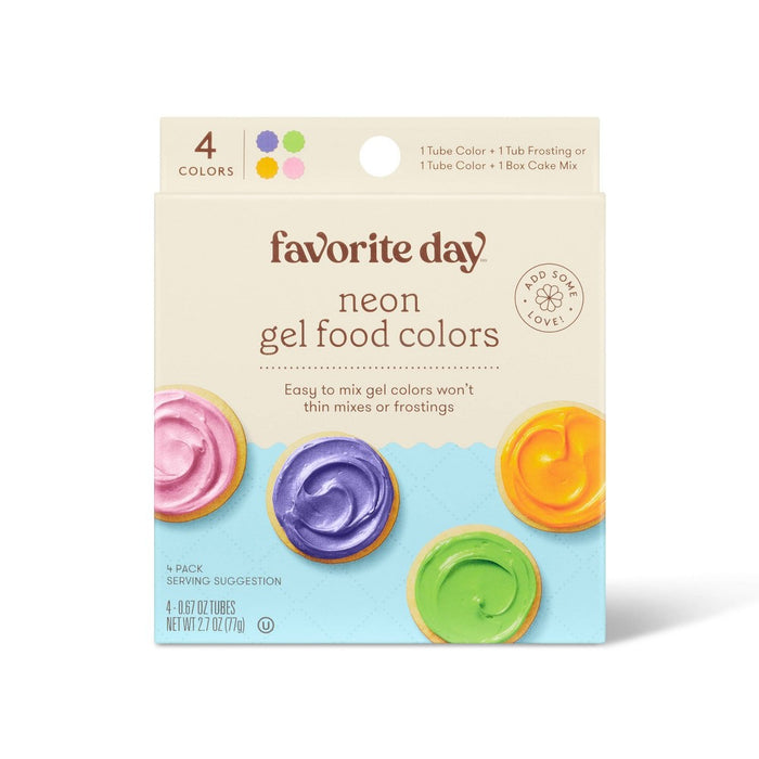 Neon Gel Food Coloring - Favorite Day