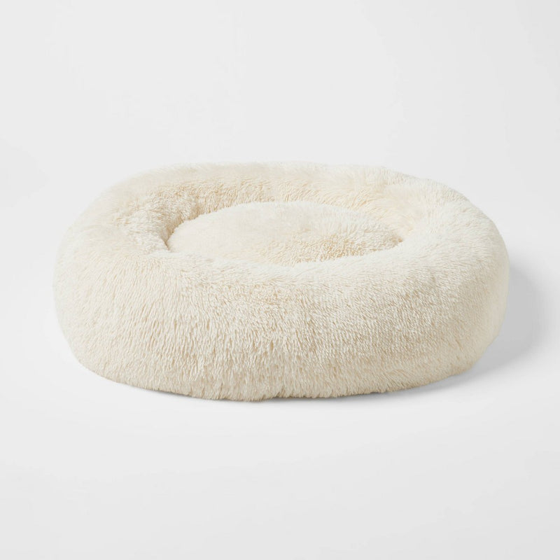 Donut Bolster Dog Bed - Boots & Barkley - Cream - L (LOCAL PICKUP ONLY)