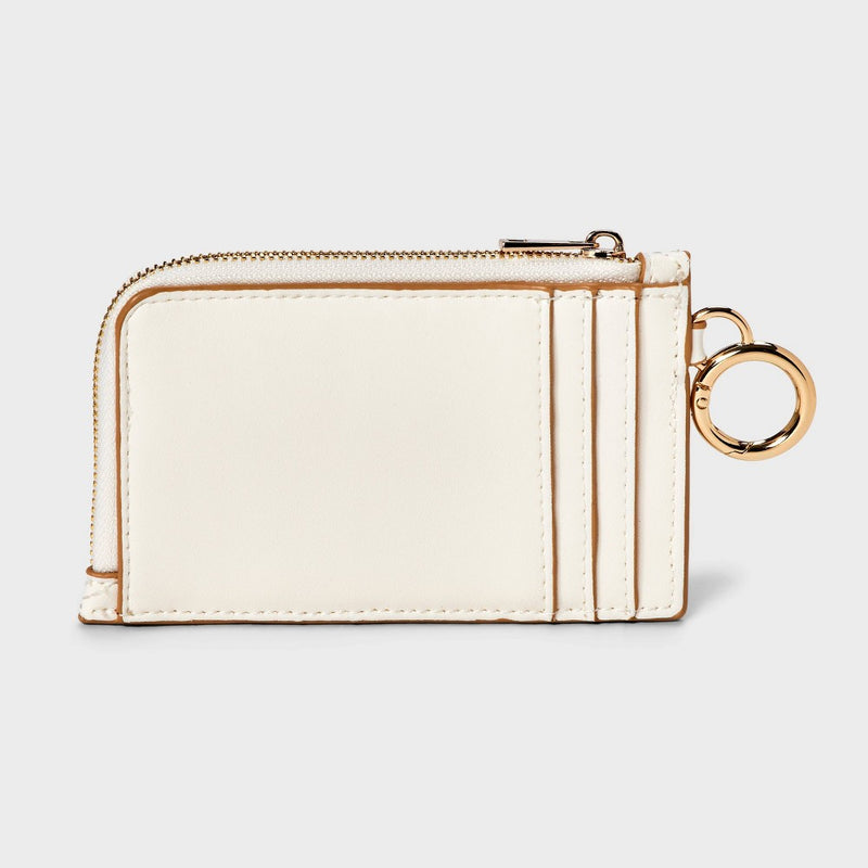 L-Zip Card Case - A New Day Off-White