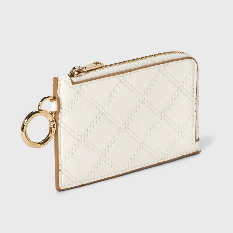 L-Zip Card Case - A New Day Off-White