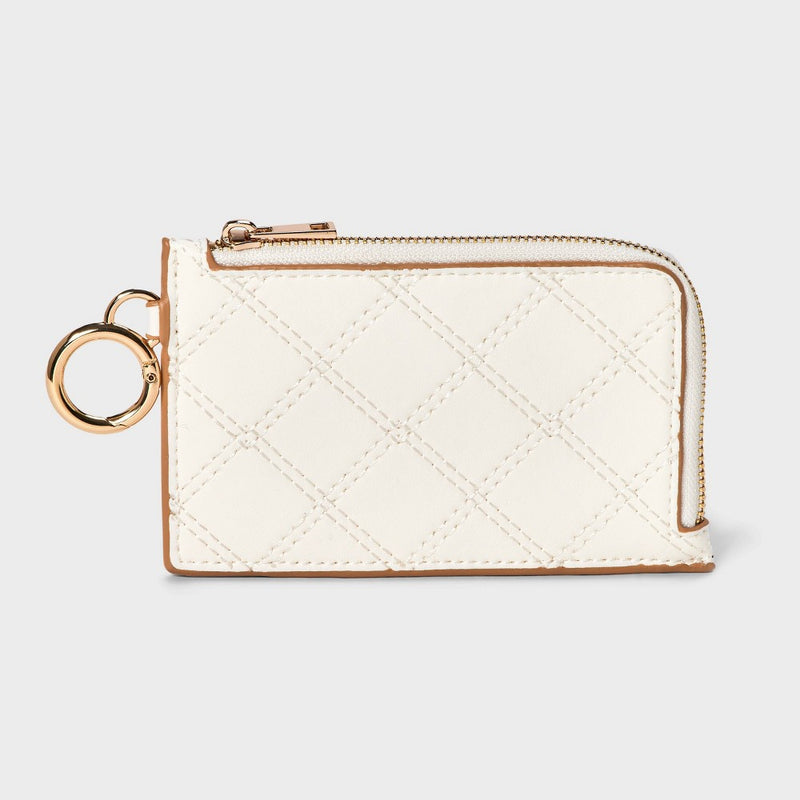 L-Zip Card Case - A New Day Off-White