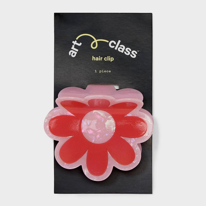 Girls' Flower Claw Clip - art class Pink