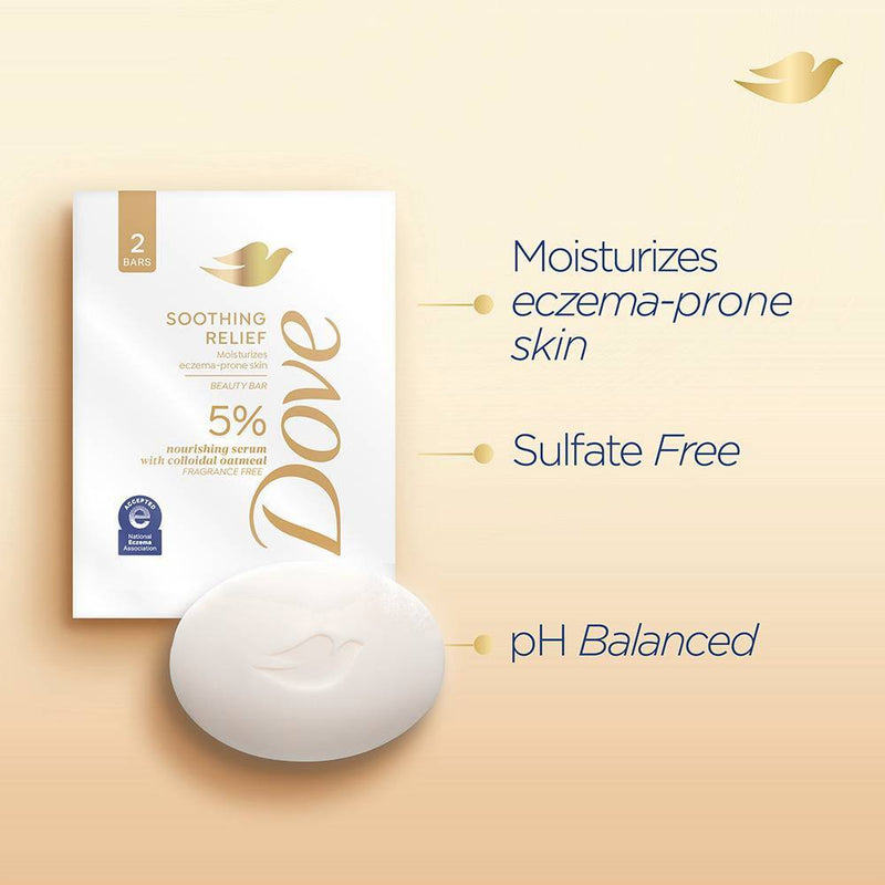 Dove Beauty Excema Bar Soap - 2ct