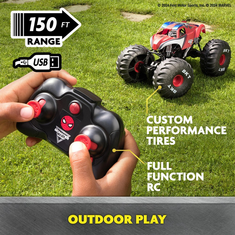 Monster Jam RC Mega Spider-Man: Remote Control Monster Truck, 4 Years & Up (LOCAL PICKUP ONLY)