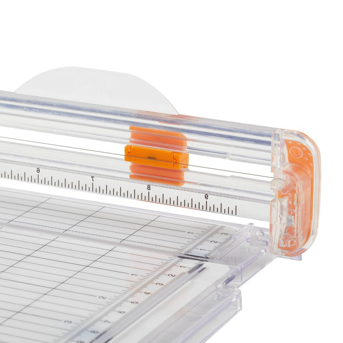 Fiskars SureCut School Supplies Paper Trimmer for Crafting 9" Cut Length Cardmaking Craft Paper Cutter