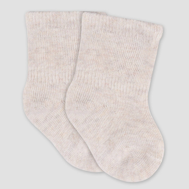 Gerber Baby 6pk Wiggle Proof Socks - Cream 0-6M