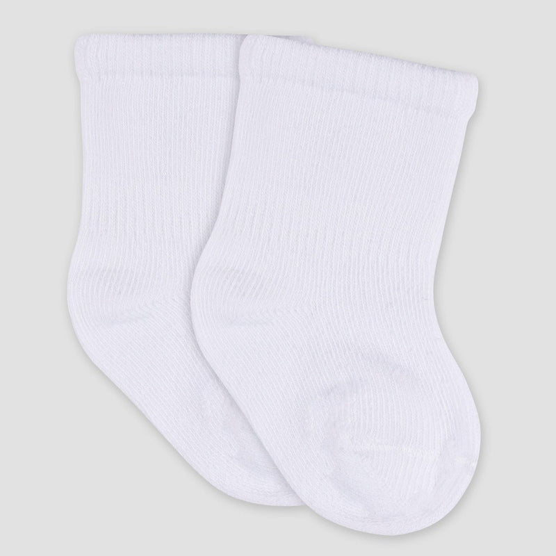 Gerber Baby 6pk Wiggle Proof Socks - Cream 0-6M