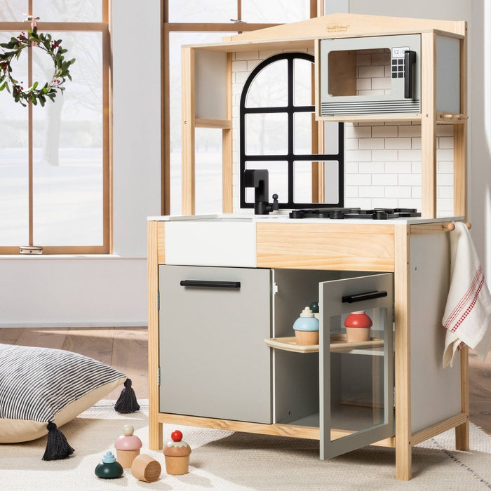 Toy Kitchen - Hearth & Hand with Magnolia: Wood Construction, Creative Play, 3+ Years, No Batteries Required (LOCAL PICKUP ONLY)