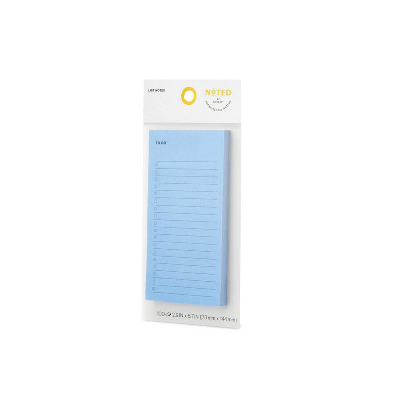 Noted by Post-it, Blue Lined Sticky Notepad