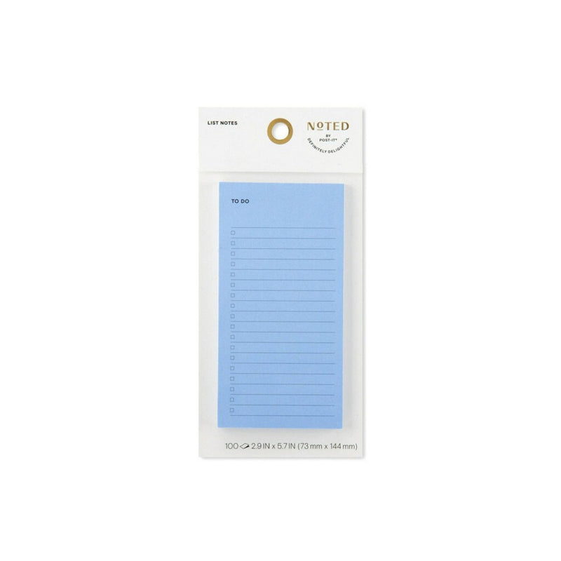 Noted by Post-it, Blue Lined Sticky Notepad