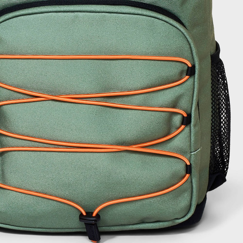 Kids' Backpack with Bungee Cord and Flap Closure - art class Green