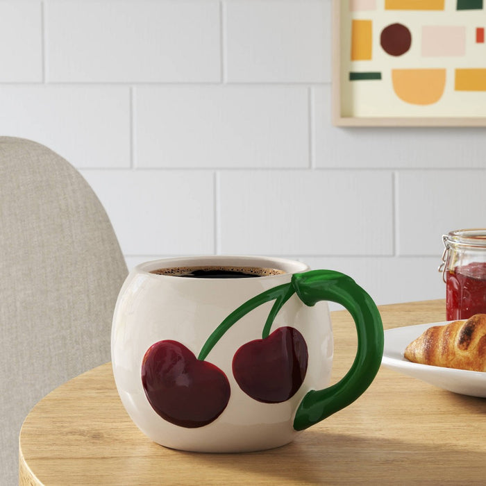 16oz Stoneware Cherries Mug - Room Essentials