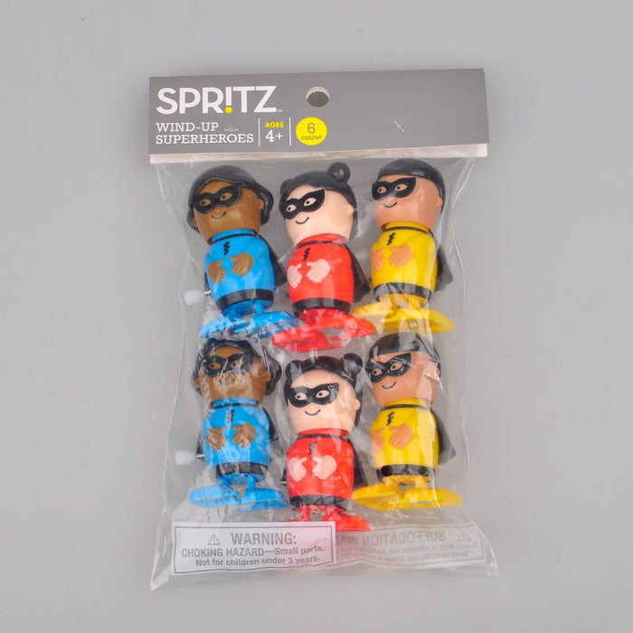 Superhero Pow 6ct Figurine Party Favors - Spritz