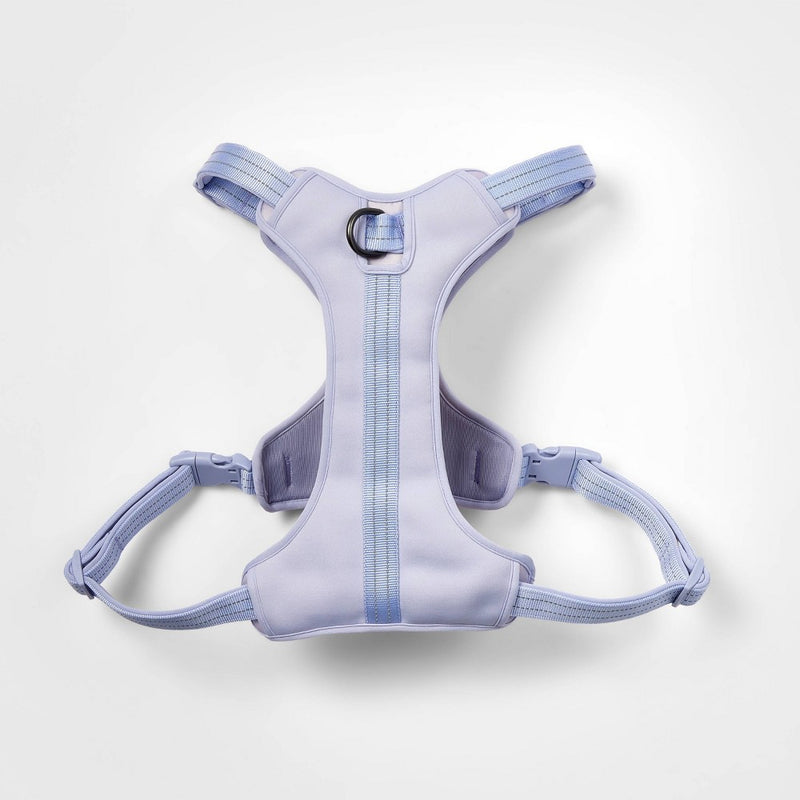 Reflective + Comfort Adjustable Dog Harness - Lilac - XL - Boots & Barkley
